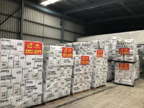 碧桂園海外采購物資聯手南航直飛武漢 捐贈的酒精 農產品也在路上